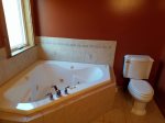 Jacuzzi tub in loft bathroom